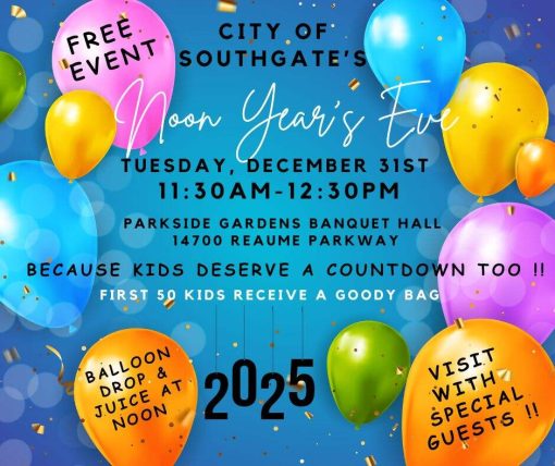 Kids Noon Year's Eve @ Parkside Gardens Banquet Hall | Southgate | Michigan | United States