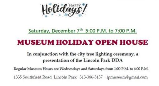 Museum Holiday Open House @ Lincoln Park Historical Museum | Lincoln Park | Michigan | United States